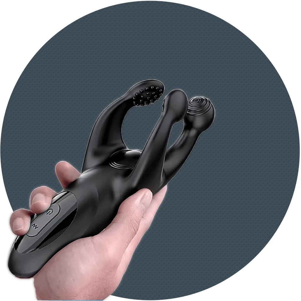 Stroker sex toys, vibrating male masturbator guide