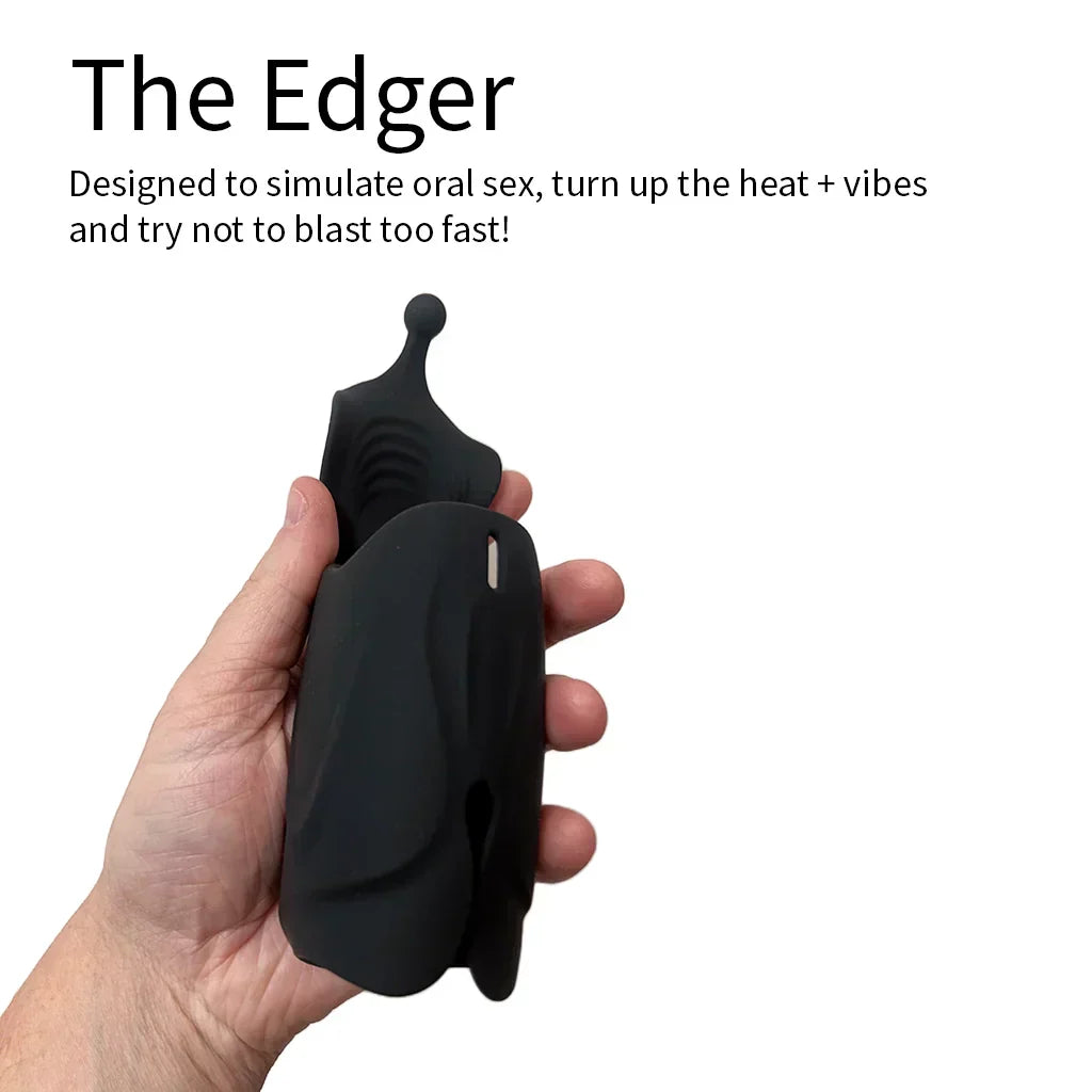 Image of Alpha Lover's The Edger Stroker. This Vibrating Male Masturbator has been designed to take your edging practice to the next level