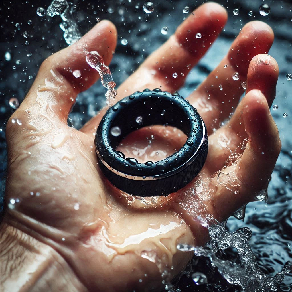 Image showing how Alpha Lover Cock Rings are the ultimate couples/partner sex toys and solo sex toys for men.