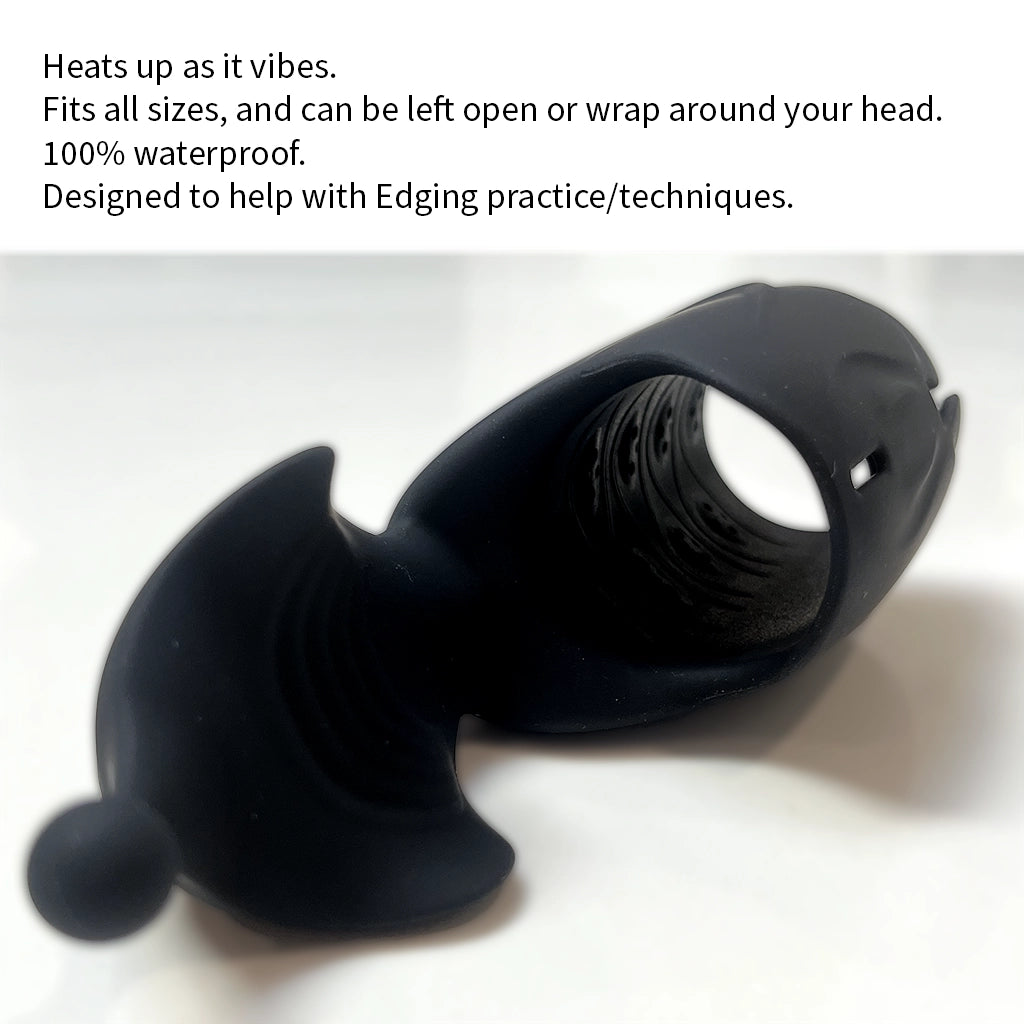 The Edger is an automatic stroker sex toy for men. It heats up as it vibes and fits all penis sizes. 100% waterproof.